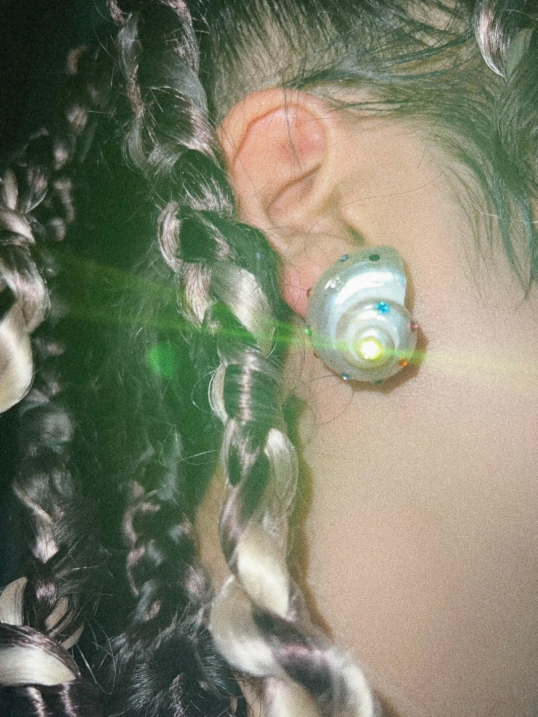 Original Colorful Diamonds Conch Earrings-FD91777446