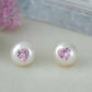 《CCFURINA》Pearl's Wish Original Natural Pearls with Diamond Birthstone Earrings(AA)