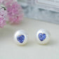 《CCFURINA》Pearl's Wish Original Natural Pearls with Diamond Birthstone Earrings(AA)