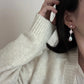 Furina Candy Stars . Colorful Baroque Pearl Austrian Crystal Asymmetrical Earrings