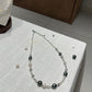 FURINA JEWELRY Pearl necklace for women, featuring large-scale sea-inspired Tahitian pearls. It is a light and luxurious, high-end original design.