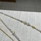 FURINA JEWELRY Original South Sea Gold Pearl, Tahitian, and Natural Baroque Pearl Necklace - A Unique, Contrasting Color, High-End and Stylish Neck Chain