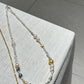 FURINA JEWELRY Original South Sea Gold Pearl, Tahitian, and Natural Baroque Pearl Necklace - A Unique, Contrasting Color, High-End and Stylish Neck Chain