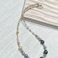 FURINA JEWELRY Pearl necklace for women, featuring large-scale sea-inspired Tahitian pearls. It is a light and luxurious, high-end original design.