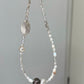 Pearl necklace for women, featuring large-scale sea-inspired Tahitian pearls. It is a light and luxurious, high-end original design.
