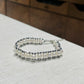 FURINA JEWELRY A delicate and exquisite wide freshwater pearl bracelet with a starry sky design, featuring a unique and high-end style.