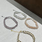 FURINA JEWELRY A delicate and exquisite wide freshwater pearl bracelet with a starry sky design, featuring a unique and high-end style.