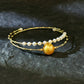FURINA JEWELRY 18k gold South Sea golden pearl freshwater AK pearl bracelet saltwater pearl high-end original design