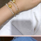 FURINA JEWELRY 18k gold South Sea golden pearl freshwater AK pearl bracelet saltwater pearl high-end original design