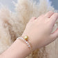 FURINA JEWELRY 18k gold South Sea golden pearl freshwater AK pearl bracelet saltwater pearl high-end original design