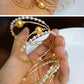 FURINA JEWELRY 18k gold South Sea golden pearl freshwater AK pearl bracelet saltwater pearl high-end original design