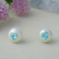 《CCFURINA》Pearl's Wish Original Natural Pearls with Diamond Birthstone Earrings(AA)