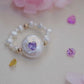 FURINA JEWELRY Chic Purple Heart Pearl Ring - Sophisticated Commemorative Accessory(AA)