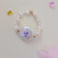 FURINA JEWELRY Chic Purple Heart Pearl Ring - Sophisticated Commemorative Accessory(AA)