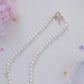 FURINA JEWELRY Exquisite Pearl Necklace with Charming Bowknot(AA)