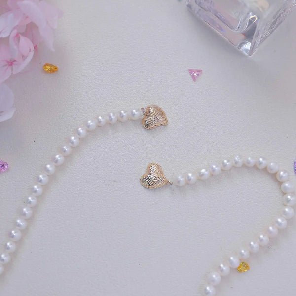 FURINA JEWELRY Exquisite Pearl Necklace with Charming Bowknot(AA)
