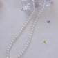 FURINA JEWELRY Exquisite Pearl Necklace with Charming Bowknot(AA)