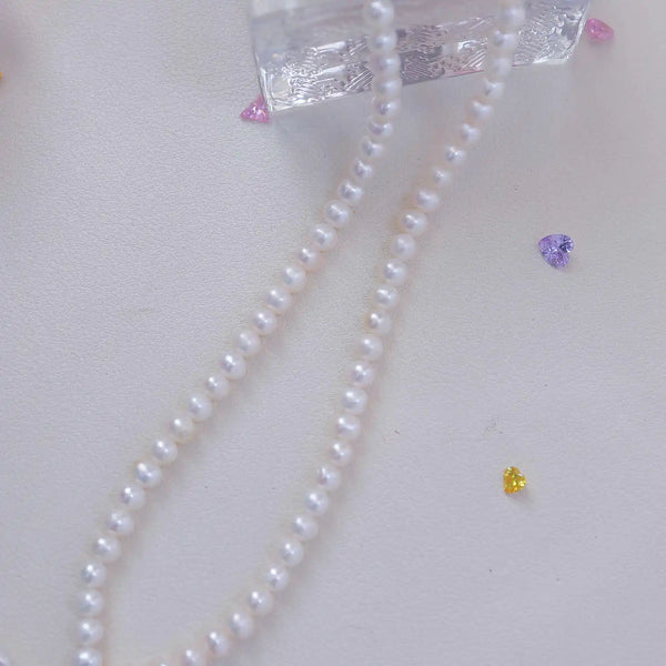 FURINA JEWELRY Exquisite Pearl Necklace with Charming Bowknot(AA)