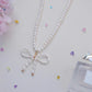 FURINA JEWELRY Exquisite Pearl Necklace with Charming Bowknot(AA)