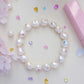 FURINA JEWELRY Opulent Pearl Bracelet with Multicolored Gem Inlays(AA)