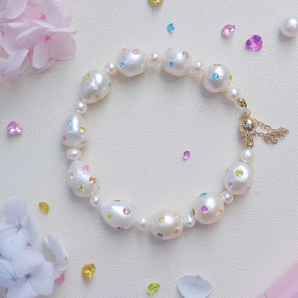 FURINA JEWELRY Fashionable Pearl Bracelet with Magnetic Clasp for Easy Wear(AA)