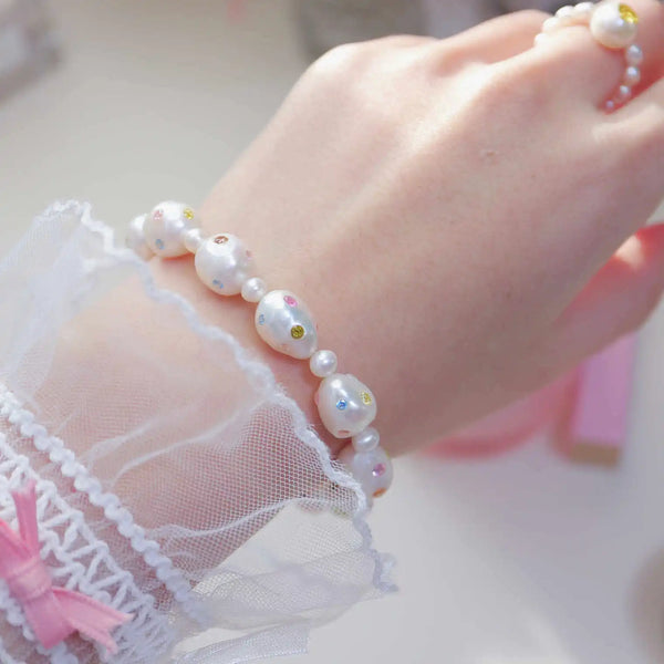 FURINA JEWELRY Fashionable Pearl Bracelet with Magnetic Clasp for Easy Wear(AA)