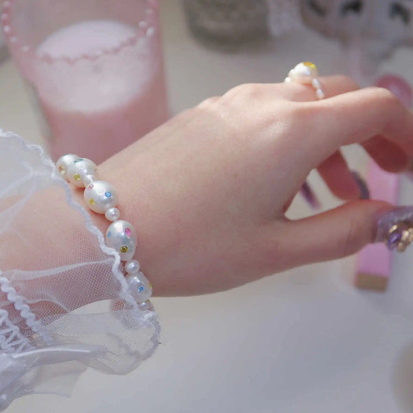 FURINA JEWELRY Fashionable Pearl Bracelet with Magnetic Clasp for Easy Wear(AA)