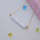 FURINA JEWELRY Rainbow Jewel-Encrusted Pearl Bracelet - Sterling Silver Elegance(AA)