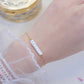 FURINA JEWELRY Rainbow Jewel-Encrusted Pearl Bracelet - Sterling Silver Elegance(AA)