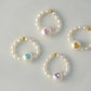 FURINA JEWELRY Dreams of Princess Original Natural Baroque Pearls and Diamonds Ring(AA)