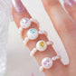 FURINA JEWELRY Dreams of Princess Original Natural Baroque Pearls and Diamonds Ring(AA)