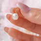 FURINA JEWELRY Blossom's Tears Original Natural Baroque Pearls and Diamonds Ear Hooks(AA)