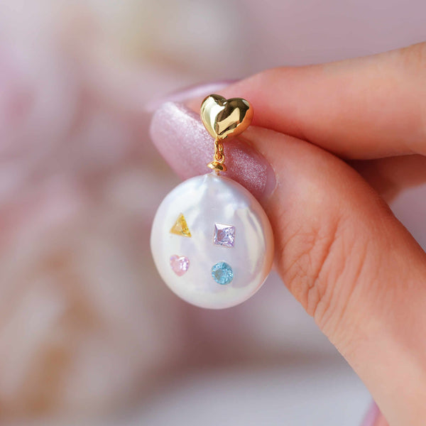 FURINA JEWELRY Happy Enchantment Original Natural Baroque Pearls and Diamonds(AA)